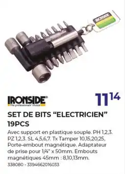 Meno Ironside Set De Bits Electricien aanbieding