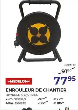 Meno Medelon Enrouleur De Chantier aanbieding