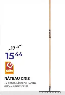 Meno Gille Râteau Gris aanbieding