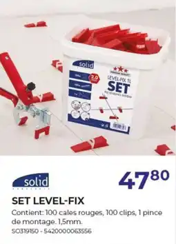 Meno Solid Set Level Fix aanbieding