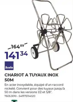 Meno Scala Chariot a Tuyaux Inox aanbieding