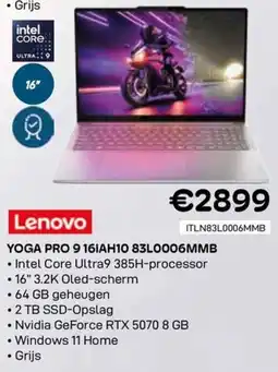 CompuDeals Lenovo Yoga Pro 9 161AH10 83L0006MMB aanbieding