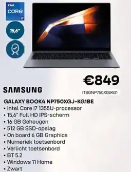 CompuDeals Samsung galaxy book4 NP750XGJ-KG1BE aanbieding