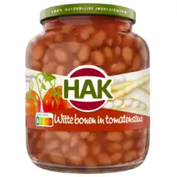 Albert Heijn Hak Witte bonen in tomatensaus aanbieding