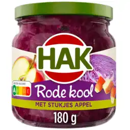 Albert Heijn Hak Rode kool met stukjes appel aanbieding