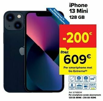 Carrefour Apple iphone 13 mini 128 gb aanbieding