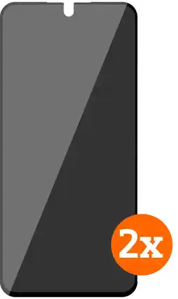 Coolblue BlueBuilt Samsung Galaxy A36 Privacy Filter Screenprotector Glas Duo Pack aanbieding