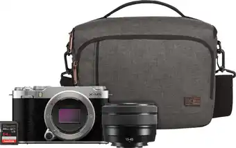 Coolblue Fujifilm X-M5 Argent Kit de Voyage aanbieding