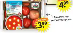 Albert Heijn Tomatensoep met witte stippen aanbieding