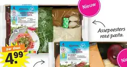 Albert Heijn Assepoesters roze pasta aanbieding