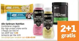 Albert Heijn Alle Optimum Nutrition aanbieding