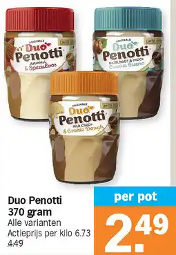Albert Heijn Duo Penotti 370 gram aanbieding