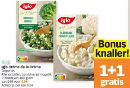 Albert Heijn Iglo Crème de la Crème aanbieding