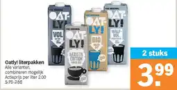 Albert Heijn Oatly! literpakken aanbieding