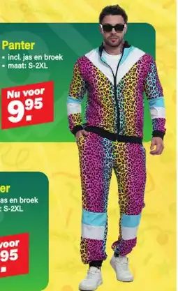 Van Cranenbroek Panter jas en broek aanbieding