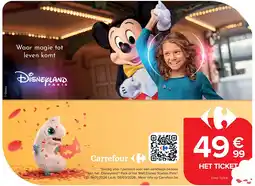 Carrefour DISNEYLAND Paris aanbieding