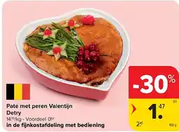 Carrefour Paté met peren Valentijn Detry aanbieding