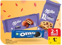 Carrefour Koekjes Oreo en Milka aanbieding