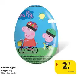 Carrefour Verrassingsei Peppa Pig aanbieding