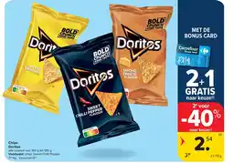 Carrefour Chips Doritos aanbieding