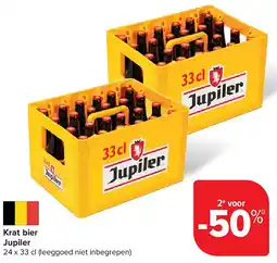 Carrefour Krat bier Jupiler aanbieding