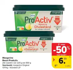 Carrefour Margarine Becel ProActiv aanbieding