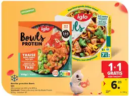 Carrefour Bereide gerechten Bowls Iglo aanbieding
