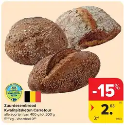 Carrefour Zuurdesembrood Kwaliteitsketen Carrefour aanbieding