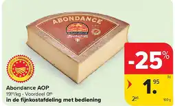 Carrefour Abondance AOP aanbieding