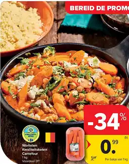 Carrefour Wortelen Kwaliteitsketen Carrefour aanbieding