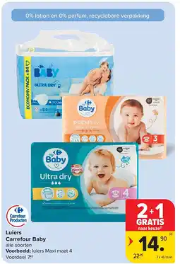 Carrefour Luiers Carrefour Baby aanbieding