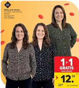 Carrefour Bloes voor dames aanbieding