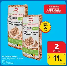 Carrefour Zak houtpellets aanbieding