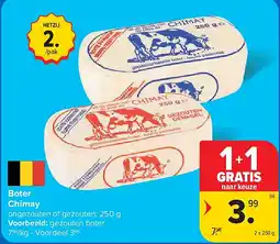 Carrefour Boter Chimay aanbieding