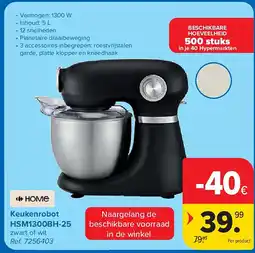 Carrefour Keukenrobot HSM1300BH-25 aanbieding