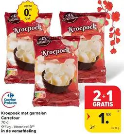Carrefour Kroepoek met garnalen Carrefour aanbieding