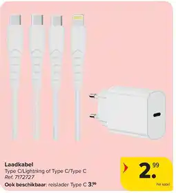 Carrefour Laadkabel aanbieding