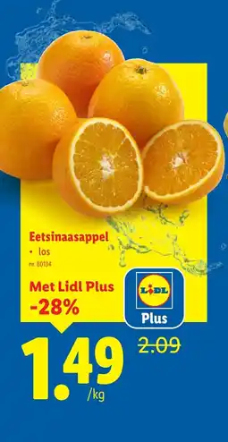 Lidl Eetsinaasappel aanbieding