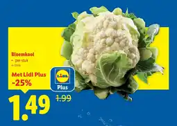 Lidl Bloemkool aanbieding