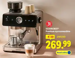 Lidl Premium espressomachine aanbieding