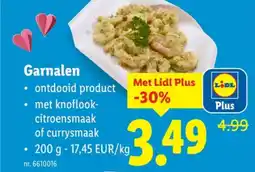 Lidl Garnalen aanbieding