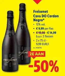 Lidl Cava DO Cordon Negro aanbieding