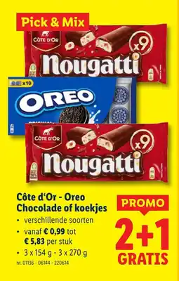 Lidl Chocolade of koekjes aanbieding
