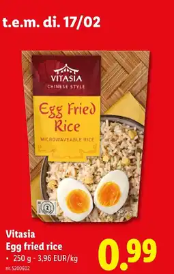 Lidl Egg fried rice aanbieding