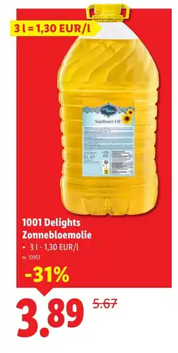 Lidl Zonnebloemolie aanbieding