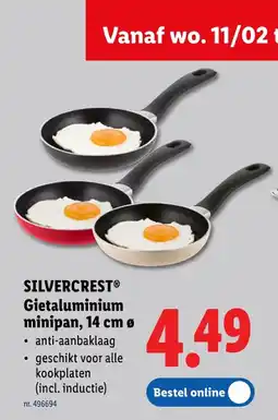 Lidl Gietaluminium minipan, 14 cm aanbieding