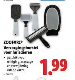Lidl Verzorgingsborstel voor huisdieren aanbieding