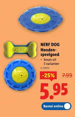 Lidl NERF DOG Hondenspeelgoed aanbieding