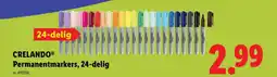Lidl Permanentmarkers, 24-delig aanbieding