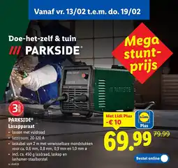 Lidl Lasapparaat aanbieding